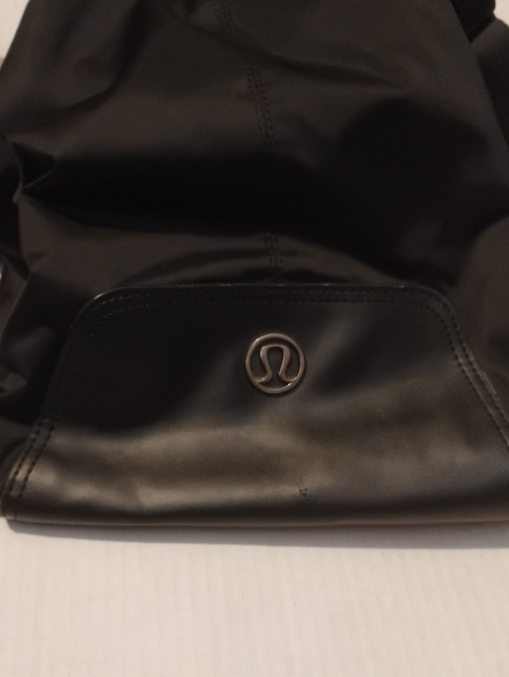lululemon athletica Sand to Savasana Duffle Bag. Black in color.
